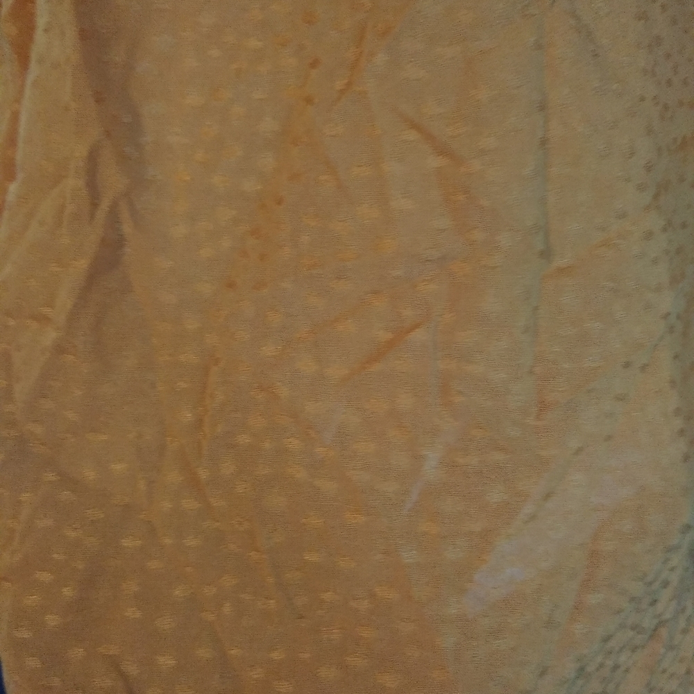 Ava & viv- ruffle long sleeve blouse-orange - Picture 3 of 7